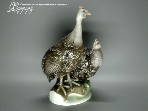 Купить фарфоровые статуэтки Rosenthal, Пара индеек, Германия